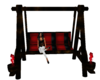 red and black swing