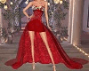 (R)Red train  gown