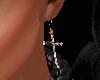 cross earrings *DS*