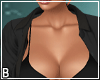 Black Open Shirt