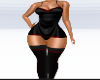 Satin Miss Black Red