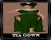Tia Gown Green