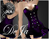 rD lace dress violet
