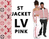 ST JACKET LV PINK GREY