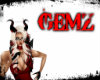 GEMZ!!ALICTABLND,BLK&RED