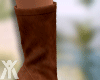 YA.Brown Leather Boots