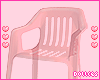 Pink Transparent Chair