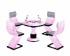 Pink and Silver Table