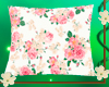 floral pillows are RAD.
