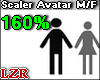 Scaler Avatar M - F 160%