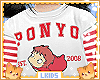 Kids Shirt Ponyo Anime