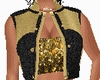 ROPA SEXI DORADO Y NEGRO