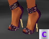 Purple Metalic Heels 