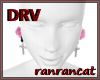 +DRV earring rose cross