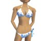 (CS) Blue Floral Bikini