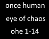 once human eye of chaos