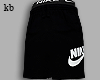 black niike shorts