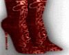 Velvet Red Boots