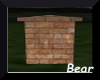 Brick Fence Wall End Pc