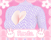 🌸 Heart Sweater Lilac