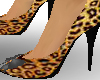 *T* Leopard bow heels