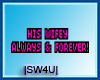 |SW4U|HIS WIFEY STICKER