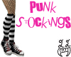 [LL]Punk Stockings White