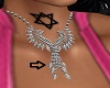 Diamond Feather necklace