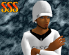 (SSS) white gree cap