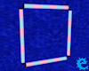 [E] Neon Blue Pink Frame