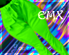 Scrub pants EMX green