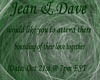 Jean and Dave