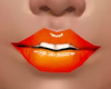 Julia Neon Orange Lips 2