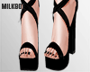 Evelyn Black Heels