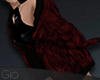 [G] Red Fur Overlay Coat