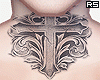 Cross Asteri Neck Tatto