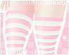 🐾 Striped Socks Pinku