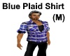 [BD] Blue Plaid Shirt(M)