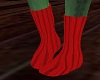 Red Knitted Socks