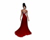 Burgundy Gem & Bead Gown