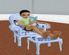 Baby Blue Reading seat