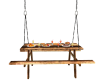 log swinging  table