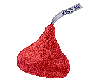 red hershey kisses