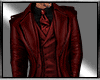 Mansion Red Leather Coat