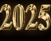 Gold 2025 Sticker