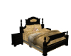 Antique Gold Bed /w pose