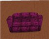 purple flower sofa