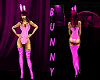 bunny girl pink outfit,