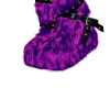 Purple Fur Boots