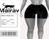 short fuffly black